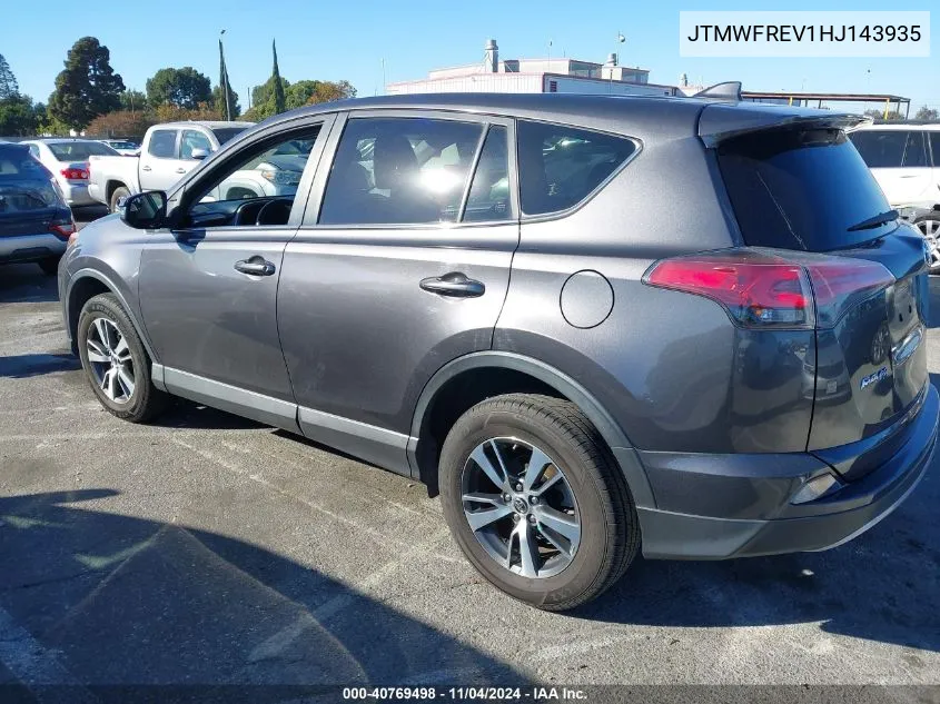 2017 Toyota Rav4 Xle VIN: JTMWFREV1HJ143935 Lot: 40769498