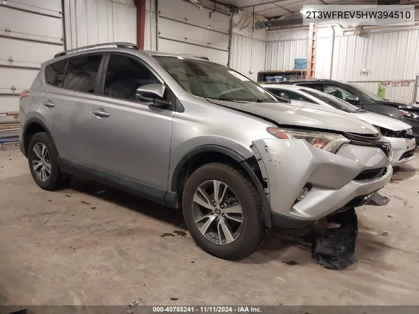 2T3WFREV5HW394510 2017 Toyota Rav4 Xle