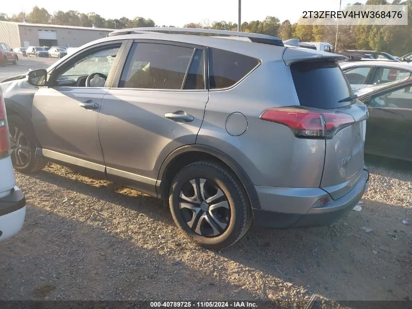 2017 Toyota Rav4 Le VIN: 2T3ZFREV4HW368476 Lot: 40789725