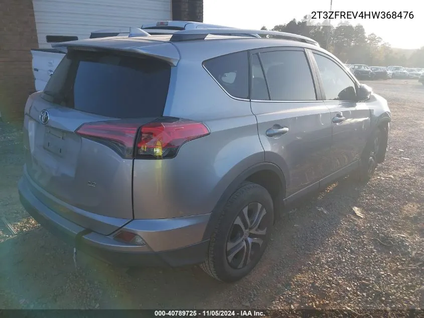 2017 Toyota Rav4 Le VIN: 2T3ZFREV4HW368476 Lot: 40789725