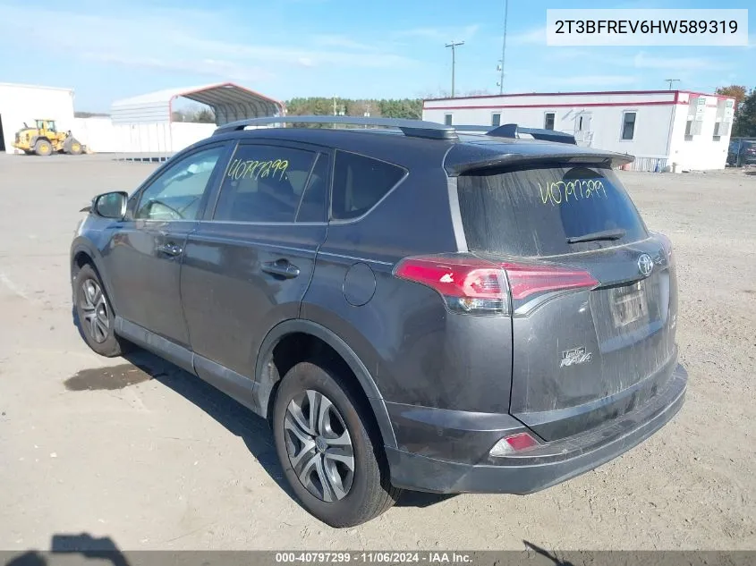 2017 Toyota Rav4 Le VIN: 2T3BFREV6HW589319 Lot: 40797299