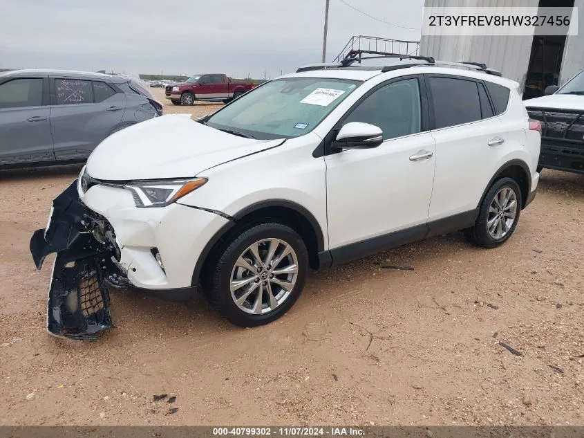 2017 Toyota Rav4 Limited VIN: 2T3YFREV8HW327456 Lot: 40799302