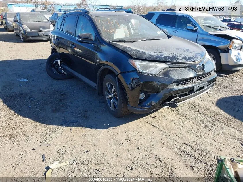 2T3RFREV2HW681493 2017 Toyota Rav4 Xle