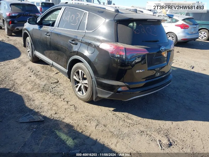 2T3RFREV2HW681493 2017 Toyota Rav4 Xle