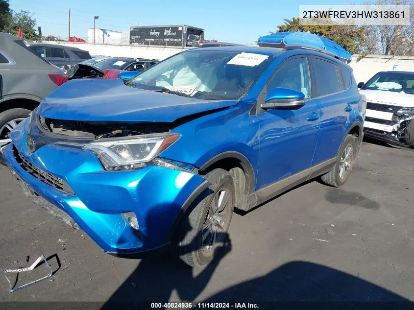 2T3WFREV3HW313861 2017 Toyota Rav4 Xle