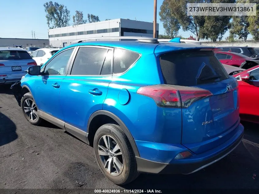 2T3WFREV3HW313861 2017 Toyota Rav4 Xle