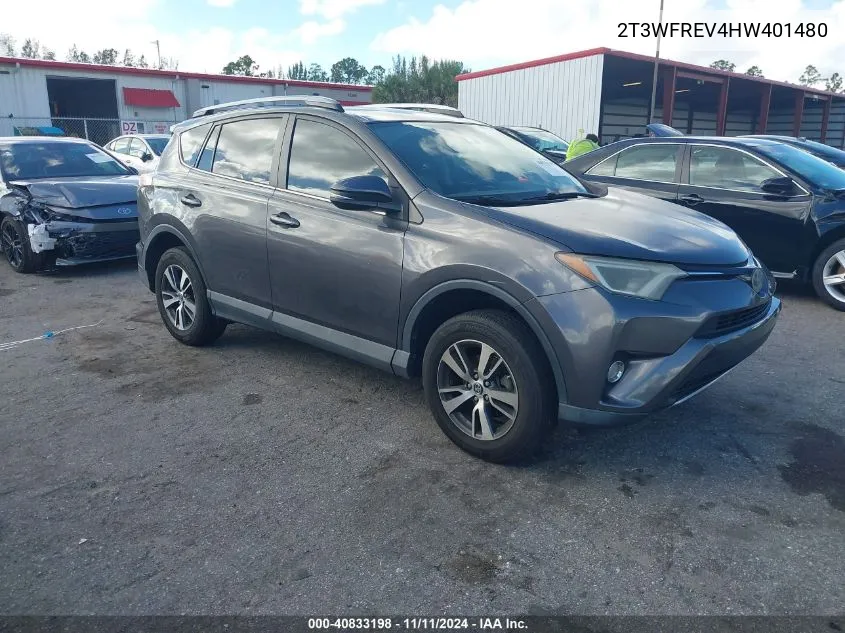 2T3WFREV4HW401480 2017 Toyota Rav4 Xle