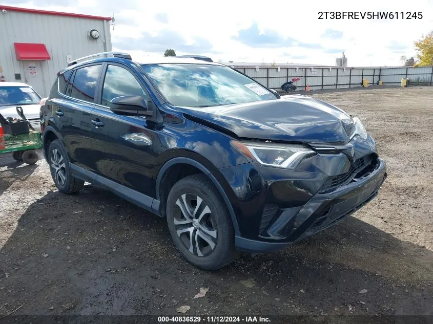 2017 Toyota Rav4 Le VIN: 2T3BFREV5HW611245 Lot: 40836529