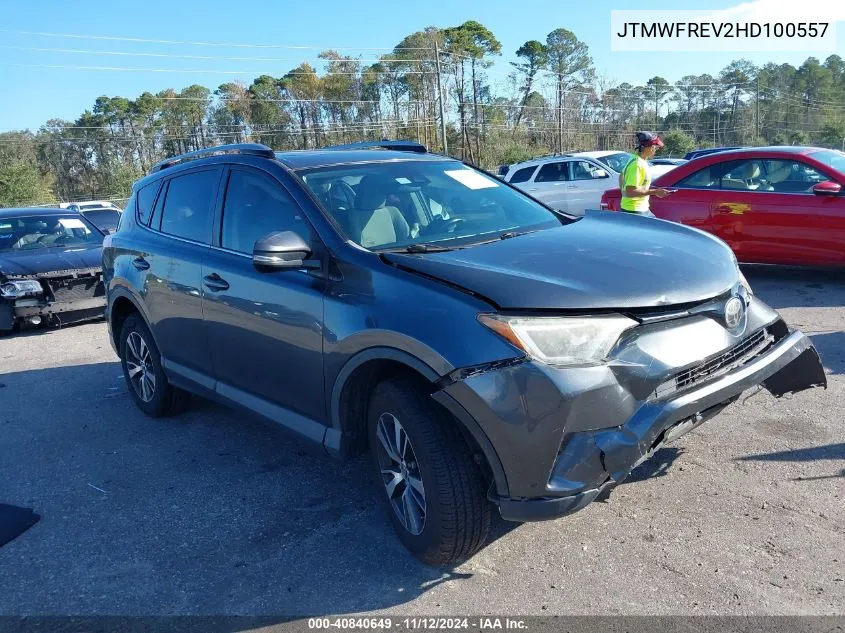 2017 Toyota Rav4 Xle VIN: JTMWFREV2HD100557 Lot: 40840649