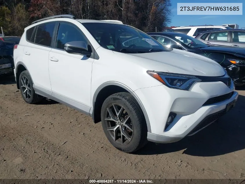 2017 Toyota Rav4 Se VIN: 2T3JFREV7HW631685 Lot: 40854287