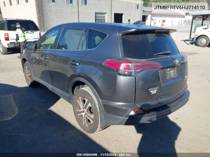 2017 Toyota Rav4 Le VIN: JTMBFREV6HJ714110 Lot: 40864496