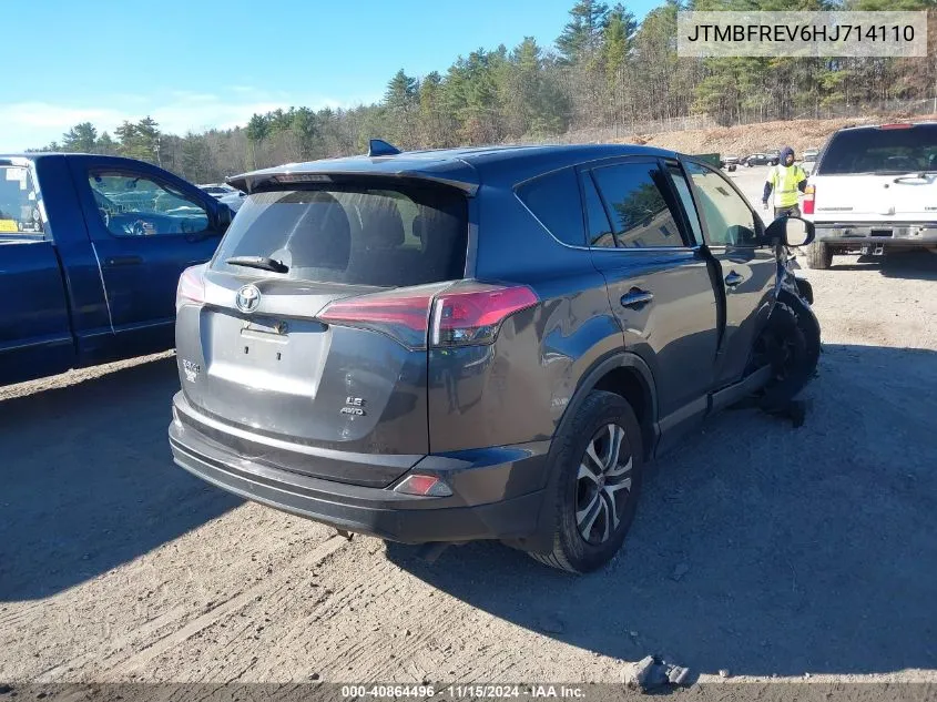 2017 Toyota Rav4 Le VIN: JTMBFREV6HJ714110 Lot: 40864496