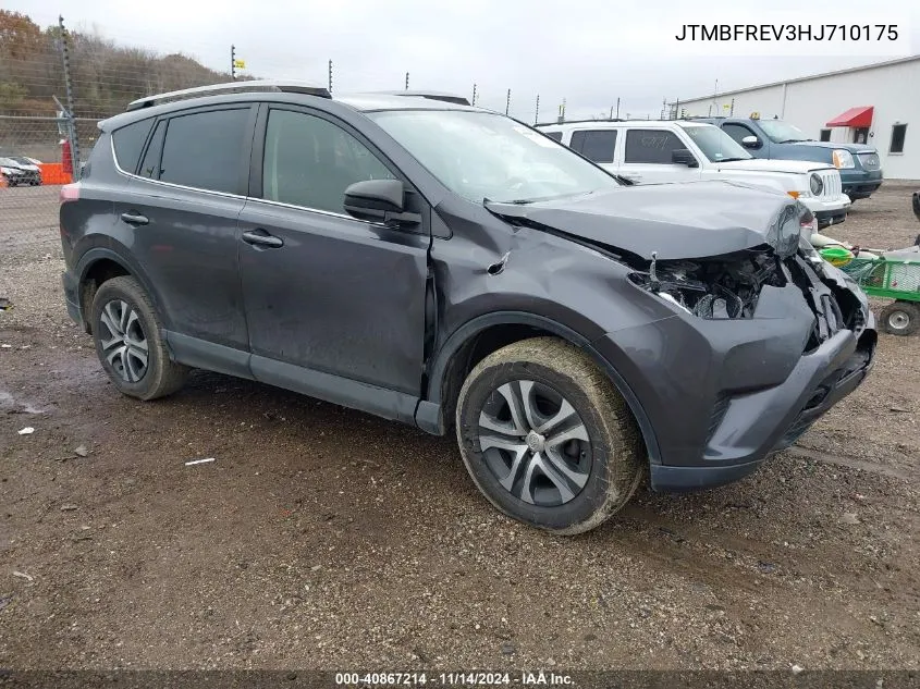 2017 Toyota Rav4 Le VIN: JTMBFREV3HJ710175 Lot: 40867214