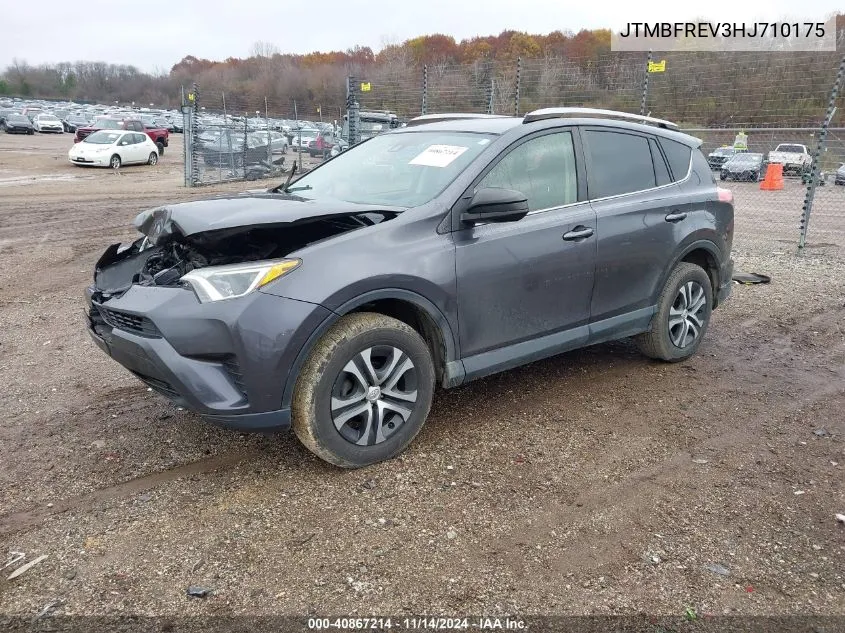 2017 Toyota Rav4 Le VIN: JTMBFREV3HJ710175 Lot: 40867214