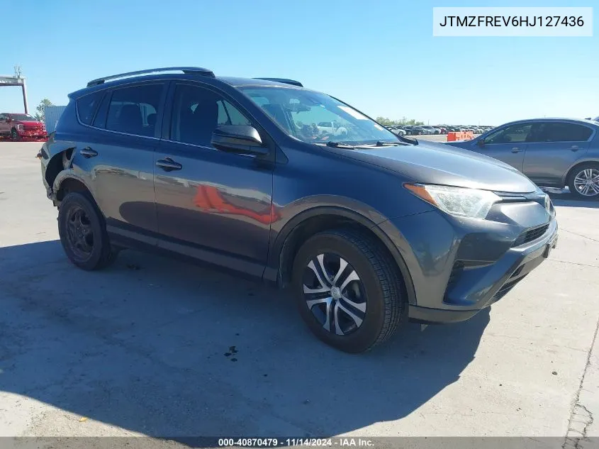 2017 Toyota Rav4 Le VIN: JTMZFREV6HJ127436 Lot: 40870479