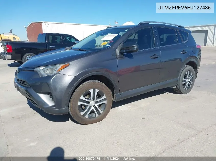 2017 Toyota Rav4 Le VIN: JTMZFREV6HJ127436 Lot: 40870479