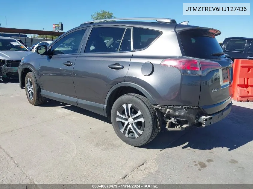 2017 Toyota Rav4 Le VIN: JTMZFREV6HJ127436 Lot: 40870479