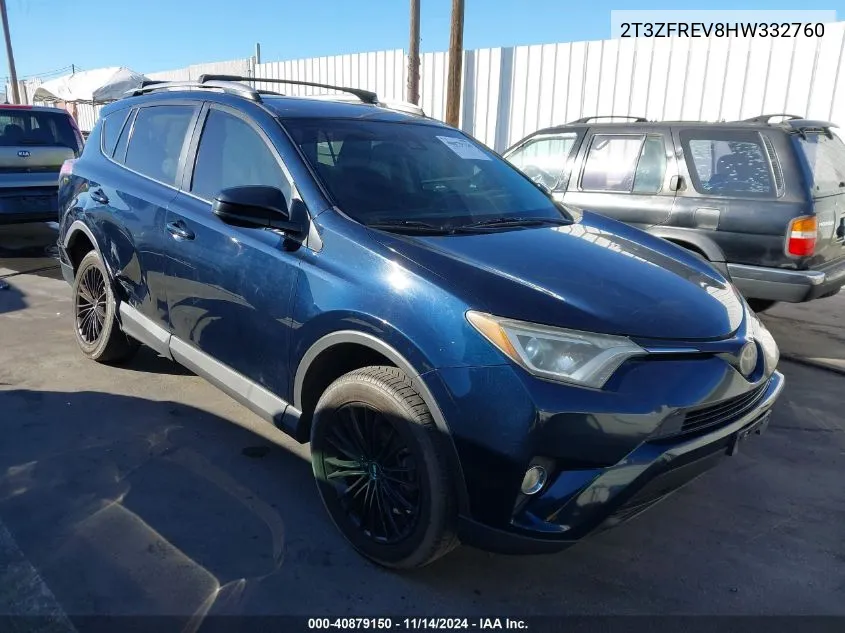 2017 Toyota Rav4 Le VIN: 2T3ZFREV8HW332760 Lot: 40879150