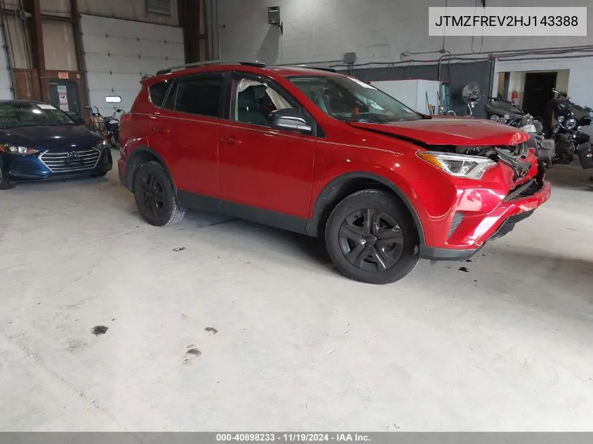 2017 Toyota Rav4 Le VIN: JTMZFREV2HJ143388 Lot: 40898233