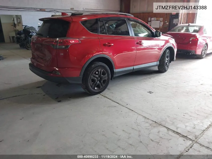 2017 Toyota Rav4 Le VIN: JTMZFREV2HJ143388 Lot: 40898233