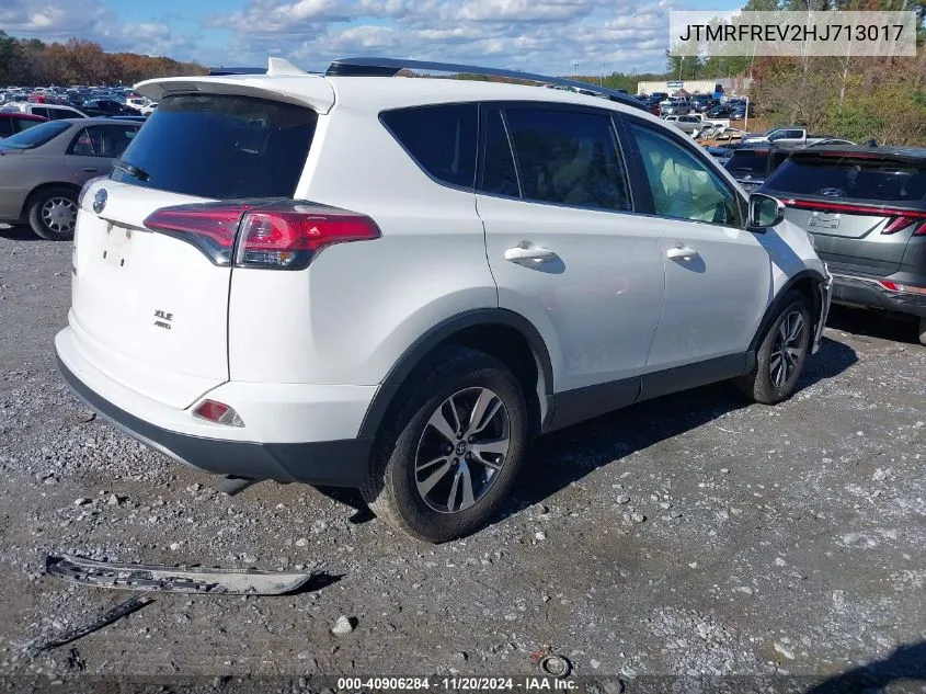 2017 Toyota Rav4 Xle VIN: JTMRFREV2HJ713017 Lot: 40906284