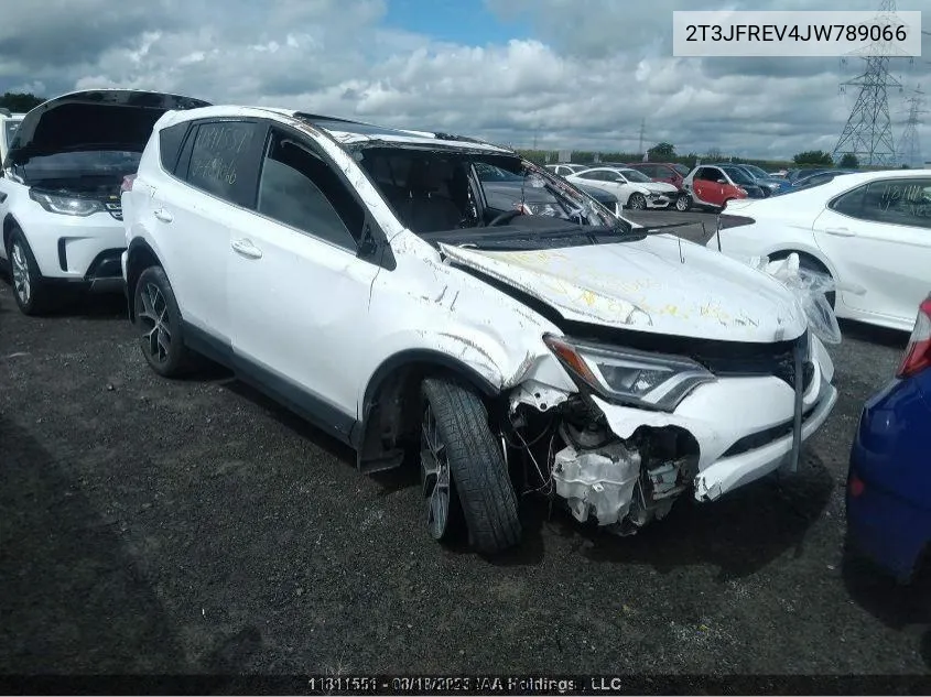 2018 Toyota Rav4 Se VIN: 2T3JFREV4JW789066 Lot: 11936356