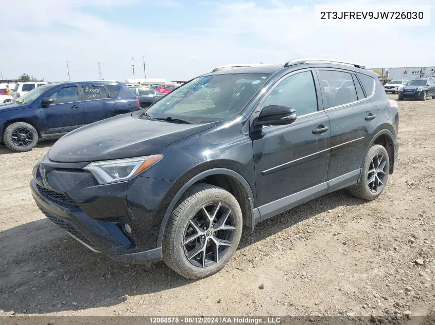 2018 Toyota Rav4 Se VIN: 2T3JFREV9JW726030 Lot: 12068578