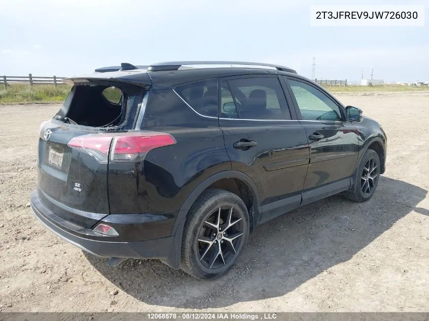 2T3JFREV9JW726030 2018 Toyota Rav4 Se