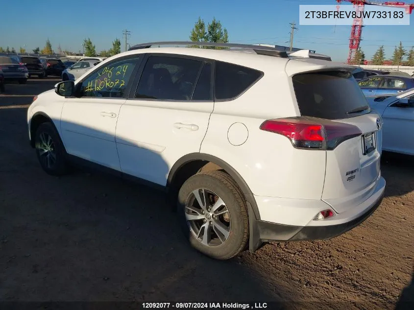 2T3BFREV8JW733183 2018 Toyota Rav4 Le