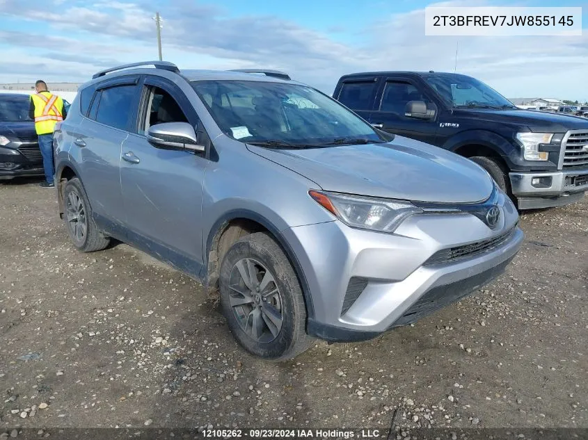 2018 Toyota Rav4 VIN: 2T3BFREV7JW855145 Lot: 12105262