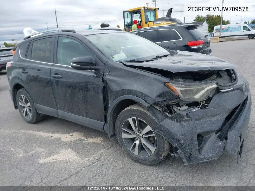 2018 Toyota Rav4 Xle VIN: 2T3RFREV1JW709578 Lot: 12122614