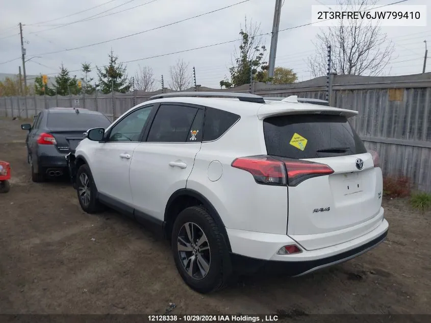 2018 Toyota Rav4 Xle VIN: 2T3RFREV6JW799410 Lot: 12128338