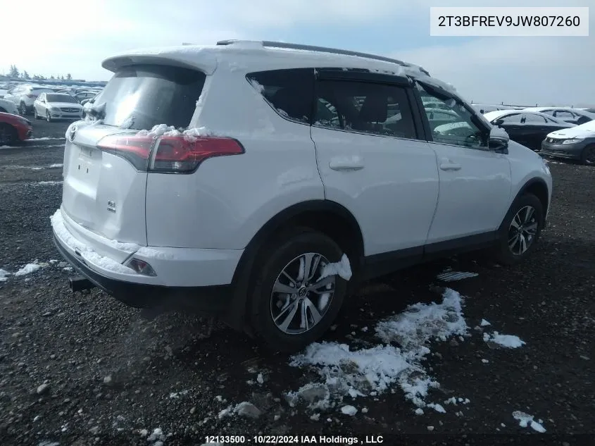 2T3BFREV9JW807260 2018 Toyota Rav4 Le