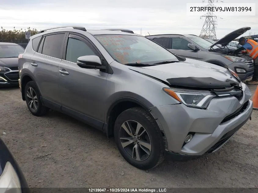 2018 Toyota Rav4 Xle VIN: 2T3RFREV9JW813994 Lot: 12139047