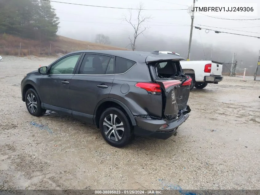 2018 Toyota Rav4 Le VIN: JTMBFREV1JJ249306 Lot: 38595823