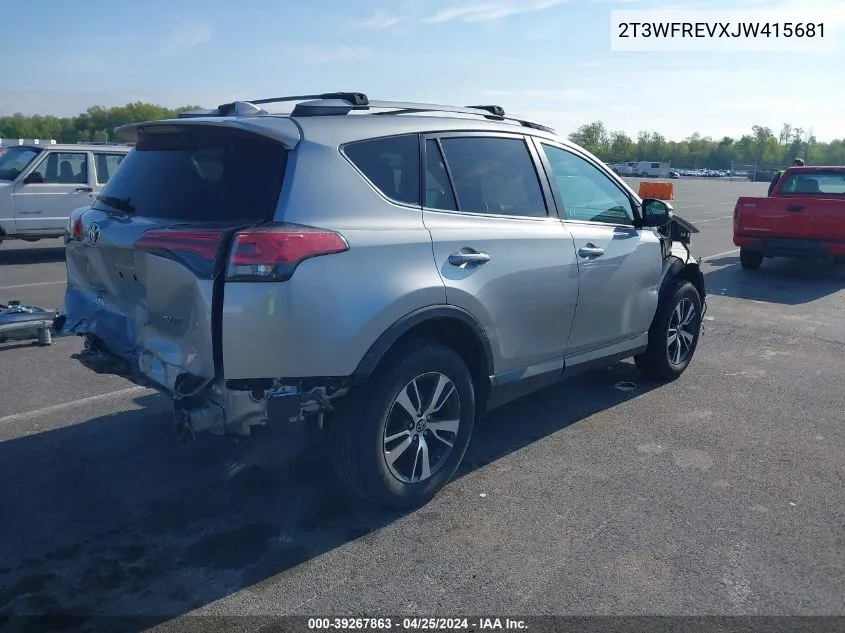 2T3WFREVXJW415681 2018 Toyota Rav4 Xle