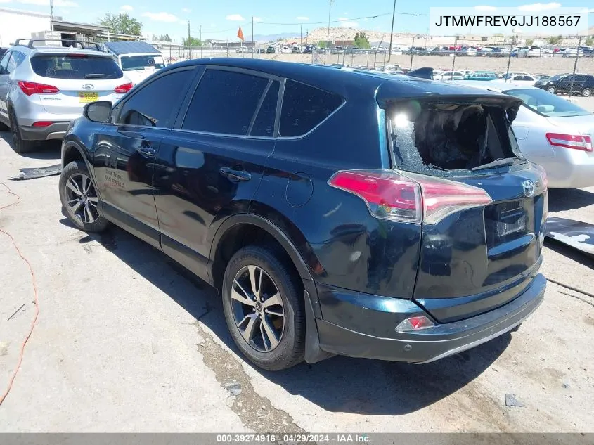 2018 Toyota Rav4 Xle VIN: JTMWFREV6JJ188567 Lot: 39274916