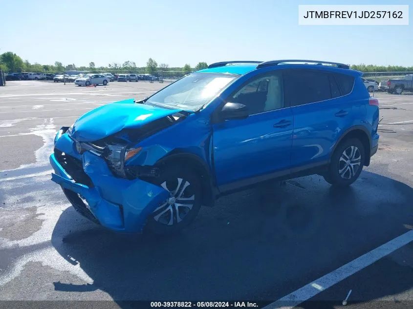 2018 Toyota Rav4 Le VIN: JTMBFREV1JD257162 Lot: 39378822