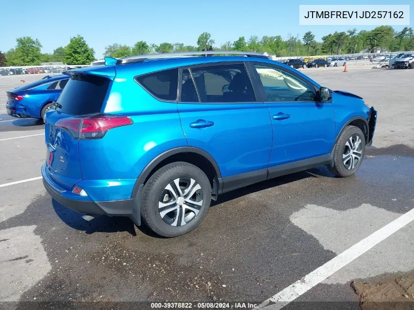 2018 Toyota Rav4 Le VIN: JTMBFREV1JD257162 Lot: 39378822