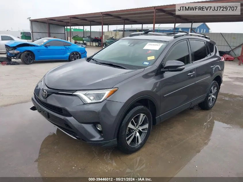 2018 Toyota Rav4 Xle VIN: JTMWFREV7JJ729707 Lot: 39446012