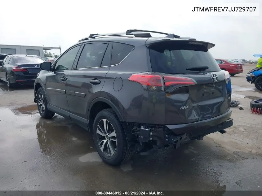 2018 Toyota Rav4 Xle VIN: JTMWFREV7JJ729707 Lot: 39446012