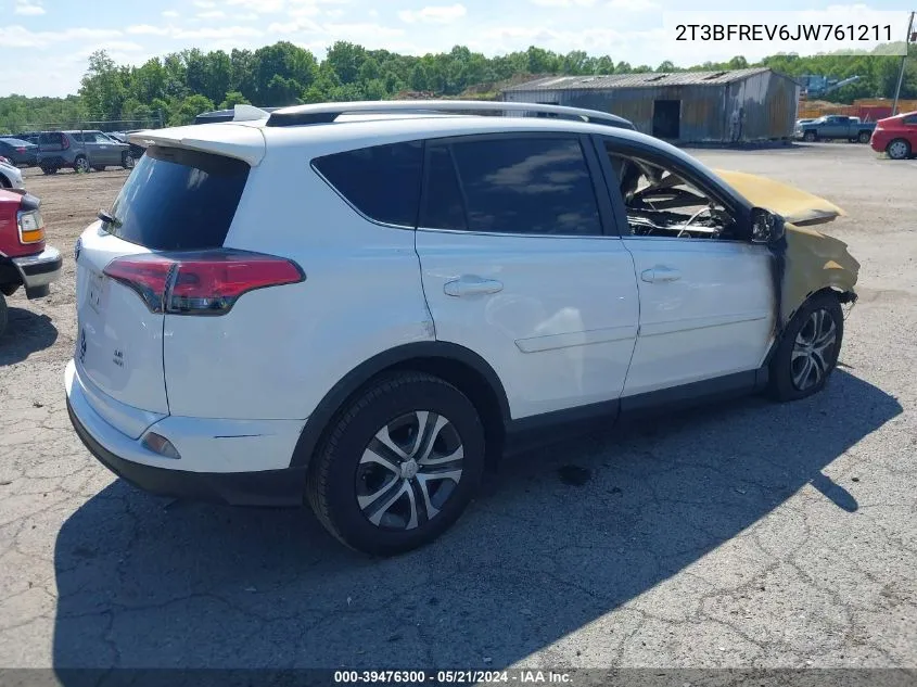 2018 Toyota Rav4 Le VIN: 2T3BFREV6JW761211 Lot: 39476300