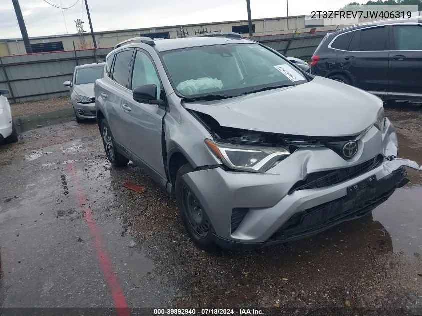 2018 Toyota Rav4 Le VIN: 2T3ZFREV7JW406319 Lot: 39892940