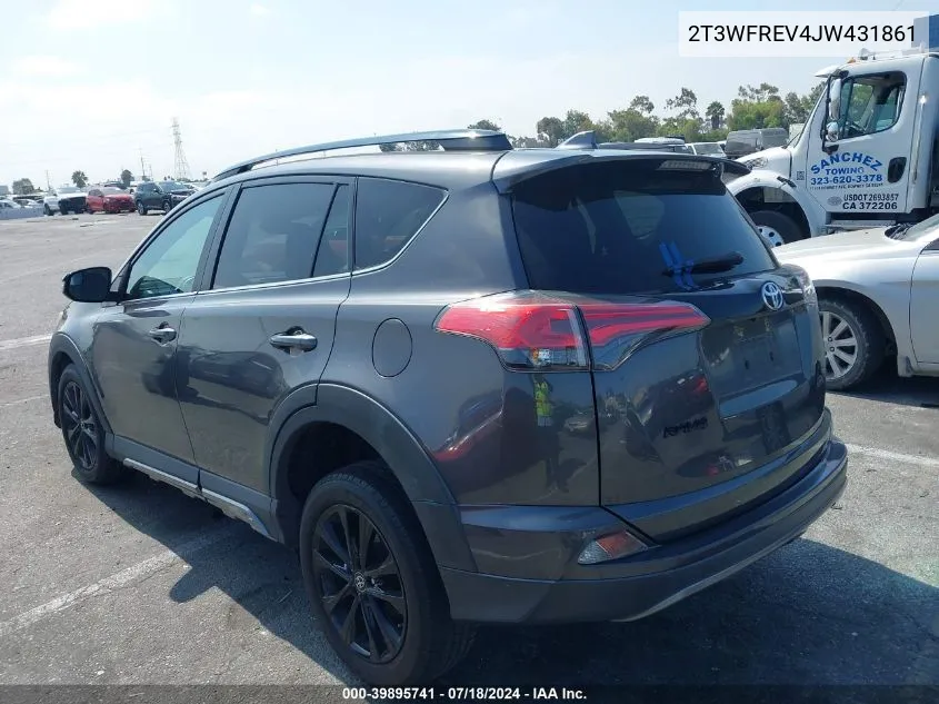 2018 Toyota Rav4 Adventure VIN: 2T3WFREV4JW431861 Lot: 39895741