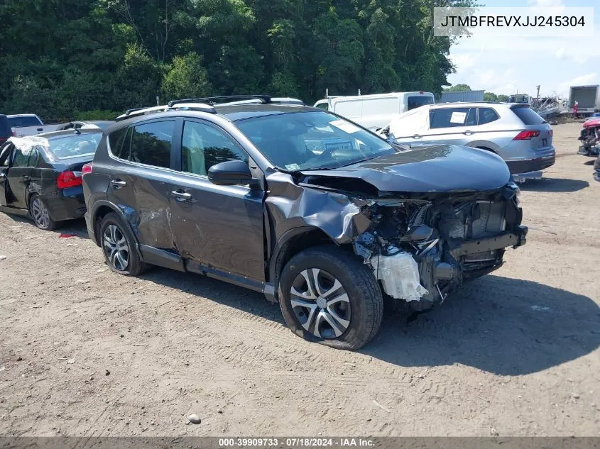 2018 Toyota Rav4 Le VIN: JTMBFREVXJJ245304 Lot: 39909733