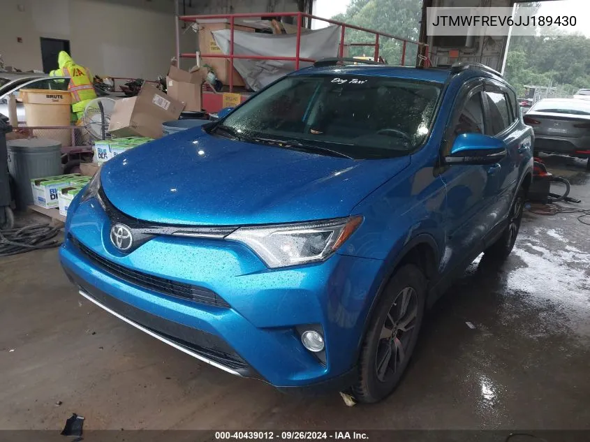 JTMWFREV6JJ189430 2018 Toyota Rav4 Xle