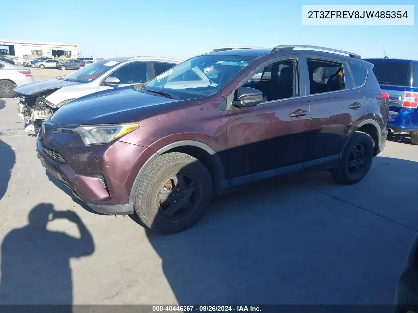 2018 Toyota Rav4 Le VIN: 2T3ZFREV8JW485354 Lot: 40446267