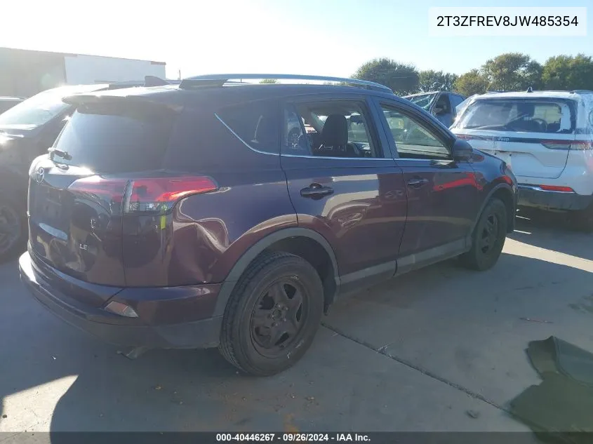 2T3ZFREV8JW485354 2018 Toyota Rav4 Le