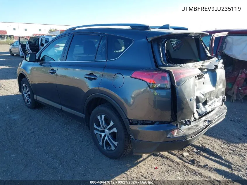 2018 Toyota Rav4 Le VIN: JTMBFREV9JJ235119 Lot: 40447072