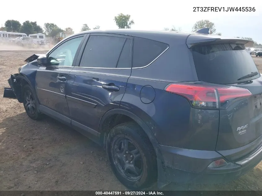 2T3ZFREV1JW445536 2018 Toyota Rav4 Le